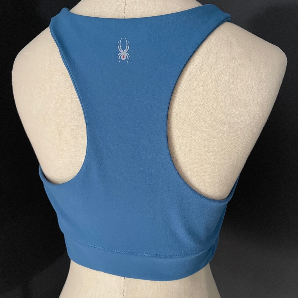Women's Blue Racerback Sports Bra